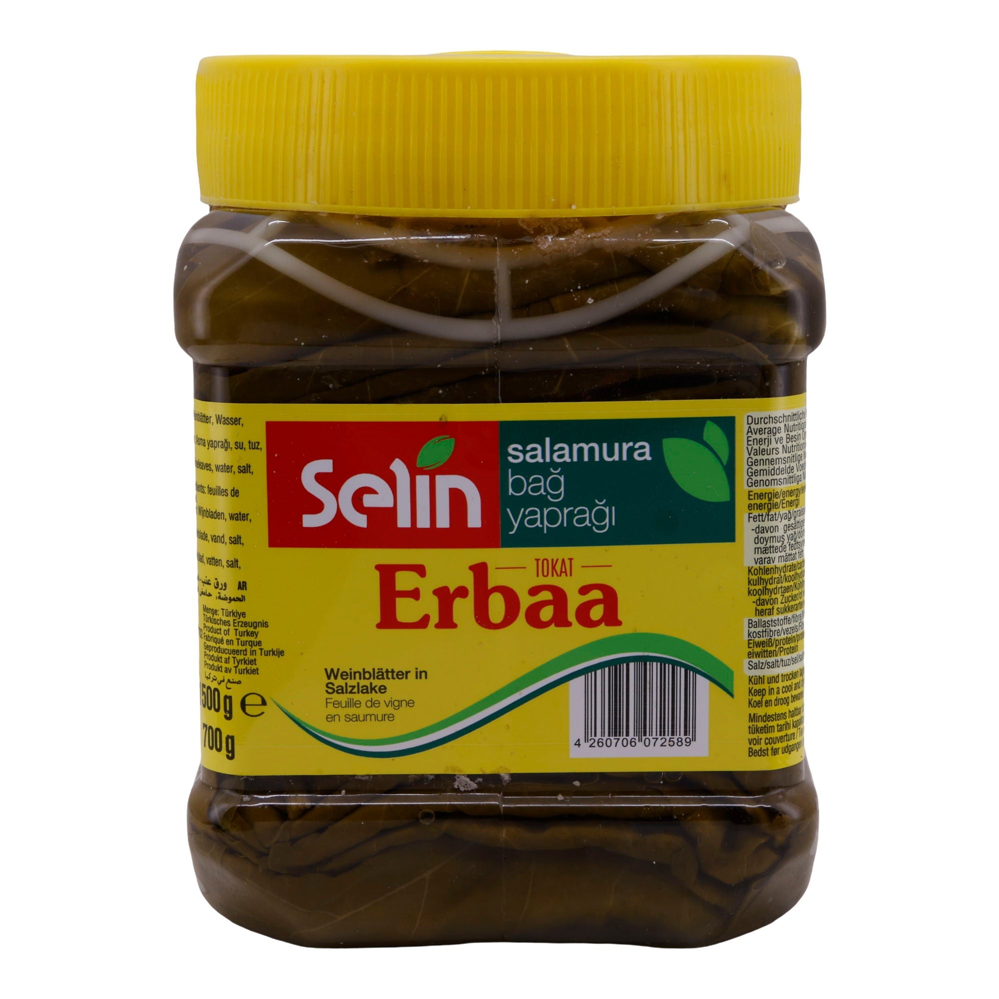 Weinblätter Selin | Tokat Erbaa | In Salzlake | 1500g - Taste Your World